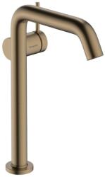 Hansgrohe Tecturis S - Kagylókeverő Push-Open kifolyóval, CoolStart, EcoSmart, csiszolt bronz színű 73373140 (73373140)