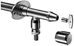 SCHELL Polar II - Kültéri fagymentes szelep, matt króm 039980399 (039980399)