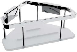 Nimco Kibo - Polc, hossza 23 cm, plexi/króm, plexiüveg/króm Ki 14003-B-26 (Ki 14003-B-26)