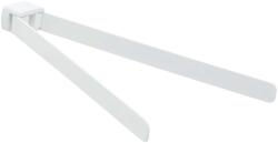 SAPHO Gedy Pirenei - Dupla forgó törölközőtartó, hossza 359 mm, fehér matt PI2302 (PI2302)