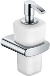 KEUCO Elegance - Szappanadagoló tartóval, 220 ml, matt üveg/króm 11653019000 (11653019000)