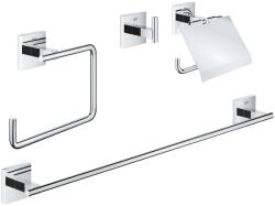 GROHE QuickFix Start Cube - Fürdőszobai tartozék szett 4 az 1-ben, króm 41115000 (41115000)