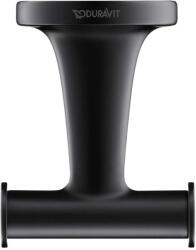 Duravit Starck T - Dupla horog, fekete sakk-matt 0099304600 (0099304600)