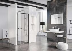 RAVAK Pivot - Pivot zuhanyajtó PDOP1-90, 861-911 mm, fekete/üveg 03G70300Z1 (03G70300Z1)