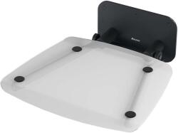 Ravak Ovo B II - Zuhanyzószék átlátszó/fekete, 360x360 mm, fekete/tiszta B8F0000059 (B8F0000059)