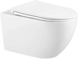 kielle Gaia - Fali WC SoftClose ülőkével, Rimless, fehér 30115002 (30115002)