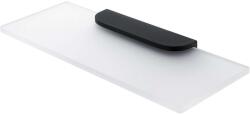 Nimco Nikau - Polc, hossza 300 mm, matt matt üveg/fekete matt NKC 30091B-30-90 (NKC 30091B-30-90)