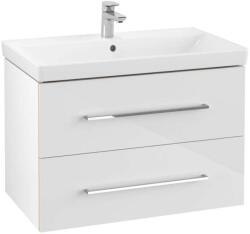 Villeroy & Boch Avento - Mosdószekrény, 776 x 514 x 450 mm, 2 fiókos, Crystal White A89100B4 (A89100B4)