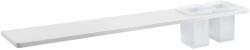 SAPHO Abeline - Üvegpolc, hossza 80 cm, matt fehér AE802-0101-01 (AE802-0101-01)