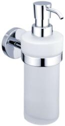 Nimco Unix - Szappanadagoló tartóval, 250 ml, matt üveg/króm UN 13031W-26 (UN 13031W-26)
