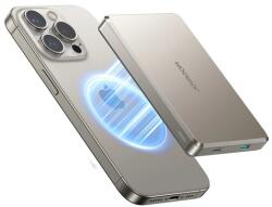 JOYROOM JR-PBM08 PRO vésztöltő Type-C aljzat (10000mAh, 25W, PD gyorstöltő, LED jelzés) TITÁNIUM (JR-PBM08_PRO)