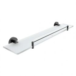 Nimco Unix - Polc, 60 cm, plexi/matte fekete UNC X460-X-90 (UNC X460-X-90)