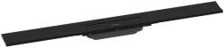 Hansgrohe RainDrain Flex - Lineáris zuhanytálca rozsdamentes acél ráccsal 800, falra szerelhető, rövidíthető, matt fekete színű 56051670 (56051670)
