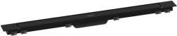 Hansgrohe RainDrain Match Plus - Zuhanyzó vályú 90 cm, ráccsal, fekete matt 56216670 (56216670)