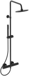 Ideal Standard CeraTherm - Zuhanyszett termosztáttal, 20 cm átmérőjű, selyemfekete színben A7586XG (A7586XG)