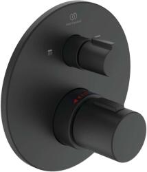 Ideal Standard CeraTherm - T100 termosztatikus keverő 2 rejtett készülékhez, fekete színben A5815XG (A5815XG)