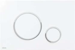 Alcadrain Thin - Flush control, antibakteriális, fehér matt/króm fényes M776 (M776)