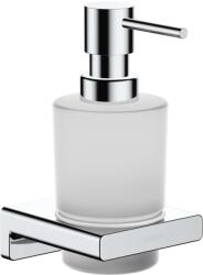 Hansgrohe AddStoris - Szappanadagoló tartóval, matt üveg/króm 41745000 (41745000)