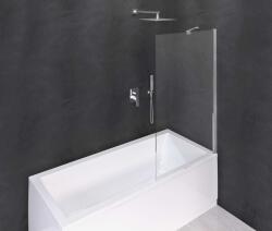 POLYSAN Modular Shower - Egyrészes kádparaván 1000x1500 mm, polírozott alumínium/klar üveg BMS1-100 (BMS1-100)