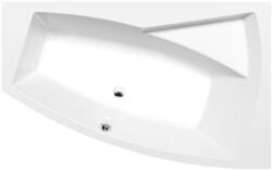 POLYSAN Fürdőkádak - Aszimmetrikus fürdőkád EVIA 160 R 1600x1000x470 mm, fehér 12611 (12611)
