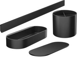 Hansgrohe WallStoris - Fürdőszobai tartozék készlet, matt fekete 27968670 (27968670)