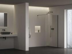 RAVAK Walk-In - Zuhanyfal Walk-In, 120x200 cm, fekete/tiszta üveg GW9WG0300Z1C (GW9WG0300Z1C)