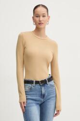Guess Jeans hosszú ujjú női, bézs, W4BP41 J1314 - bézs XL