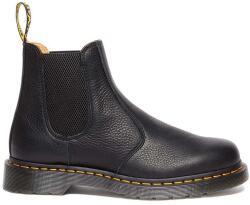 Dr. Martens bőr bokacsizma 2976 fekete, női, lapos talpú, DM31989001 - fekete Női 44