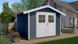 WEKA Faház Weka szerszámtároló 5méretben122 301 x 295 cm, antracitszürke-fehér (122.3030.46001)