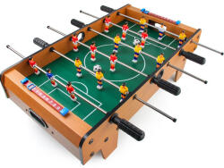 Flippy Masa de Fotbal cu Teren si 18 Jucatori Flippy, 6 Manere, cu Tablou pentru Scor, din Metal, Lemn si ABS, 69 x 36.5 x 23 cm, cu Picioruse, pentru copii adulti (teo-125764)