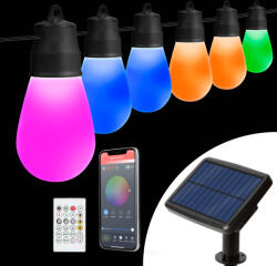 Garden of Eden Smart szolár fényfüzér - 30 db RGBIC LED - 13 m (FF-063)