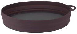 Lifeventure Silicone Folding Bowl Ellipse Flexi Plate, violet Castron