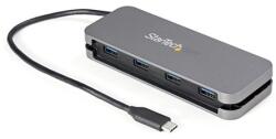 StarTech StarTech. com HB30CM4AB hálózati csatlakozó USB 3.2 Gen 1 (3.1 Gen 1) Type-C 5000 Mbit/s Fekete, Szürke (HB30CM4AB)