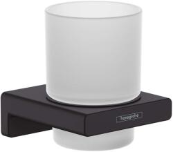 Hansgrohe Suport cu pahar, negru mat (matt black), Hansgrohe AddStoris 41749670 41749670 (41749670) (41749670)