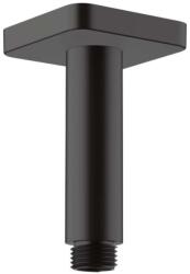 Hansgrohe Brat fix pentru dus, Hansgrohe Vernis Shape 26406670, negru mat, 10 c (26406670) | Hansgrohe Brat de dus Hansgrohe Vernis Shape 26406670, 1/2'', universal, montare pe tavan, 100 mm, mat, negru (264066