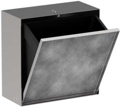 Hansgrohe Cos de gunoi Hansgrohe XtraStoris Rock, incastrat, 390 x 390 x 140 mm, 6 l, otel inoxidabil, mat, otel satinat, 56090800 (56090800) (56090800) Cos de gunoi