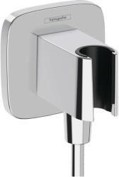 Hansgrohe Cot racord, Hansgrohe, FixFit Q, cu suport pentru para de dus, crom (26887000) (26887000)