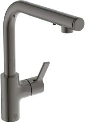 Ideal Standard Baterie bucatarie Ideal Standard Gusto, inalta, tip L, dozator, mat, antracit, A7817A5 (A7817A5) (A7817A5)