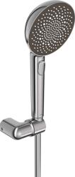 Hansa Para dus Hansa Aurelia, universala, 110 mm, 3 functii, suport/furtun, mat, otel satinat, 4717012080 (4717012080) (4717012080)