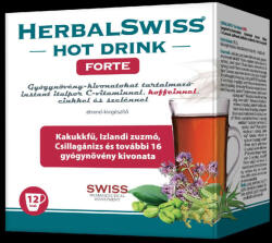 Herbal Swiss Forte Forró Instant Italpor Hot Drink 12 Darabos