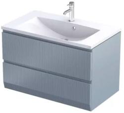 Oristo Brylant dulap 79.6x45.5x50 cm sub chiuveta pe perete gri OR36-SD2S-80-16R (OR36SD2S8016R)