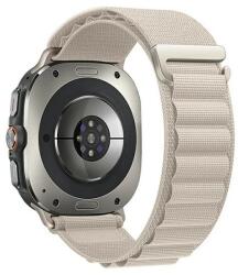 GIGAPACK Samsung Galaxy Watch Ultra eSIM 47mm (SM-L705) pótszíj (egyedi méret, textil, állítható) fehér (GP-163520)