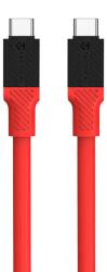 TACTICAL Taktikai Fat Man kábel USB-C/USB-C 1m piros (8596311227912)