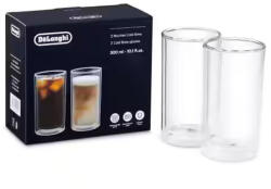 DeLonghi DLSC325 Cold Brew pohár, üveg, 300ml, duplafalú, átlátszó (2db/csomag) (AS00004179)