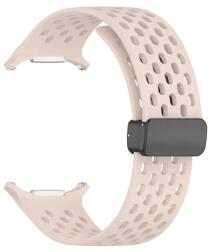 GIGAPACK Samsung Galaxy Watch Ultra 47mm (SM-L705) pótszíj (egyedi méret, szilikon, lyukacsos, légáteresztő) rózsaszín (GP-163515)