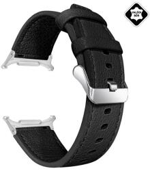 GIGAPACK Samsung Galaxy Watch Ultra eSIM 47mm (SM-L705) pótszíj (egyedi méret, valódi bőr) fekete (GP-163535)