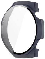 GIGAPACK Huawei Watch GT 5 Pro 46mm műanyag keret (bumper, ütésállóság + kijelzővédő üveg) sötétkék (GP-164092)