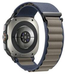 GIGAPACK Samsung Galaxy Watch Ultra eSIM 47mm (SM-L705) pótszíj (egyedi méret, textil, állítható) sötétkék (GP-163525)