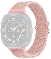 GIGAPACK Samsung Galaxy Watch Ultra eSIM 47mm (SM-L705) pótszíj (egyedi méret, textil, szőtt minta) rózsaszín (GP-163531)