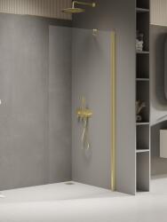 NEW TRENDY New Soleo Light Gold perete cabină de duș walk-in 70 cm auriu luciu/sticla transparentă K-2093 (K2093)